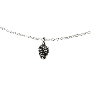 Necklace Silver 925 Leaf Plant_pattern
