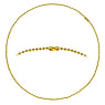 Necklace Stainless Steel PVD-coating (gold color)