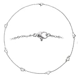 Collana Acciaio inox Cristallo Cuore Amore