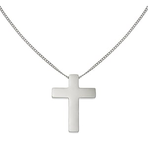 Collier Acier inoxydable Croix