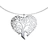 Necklace Stainless Steel Tree Tree_of_Life Heart Love