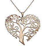 Collier Acier inoxydable Revtement PVD (couleur or) Coeur Amour Arbre arbre_de_vie
