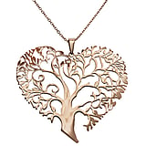 Collana Acciaio inox Rivestimento PVD (colore oro) Cuore Amore Albero Albero_della_vita