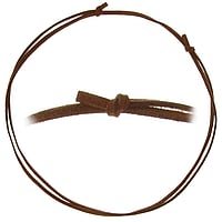 Catena in Pelle. Lunghezza:40-80cm. Morbido. Lunghezza variabile.