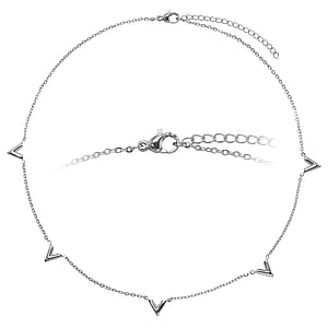 Collana Acciaio inox Triangolo Trilatero Lettera Numero Cifra