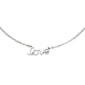 Necklace Stainless Steel Love Affection