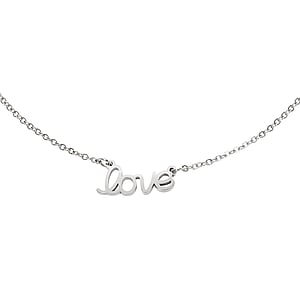 Collana Acciaio inox Love Amore