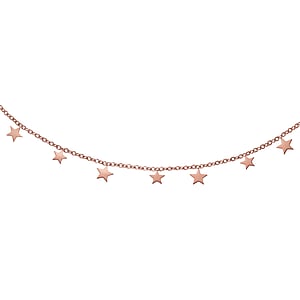 Necklace Stainless Steel PVD-coating (gold color) Star