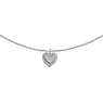 Necklace Silver 925 zirconia Heart Love