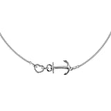 PAUL HEWITT Collar Plata 925 Ancla cuerda nave