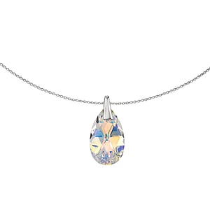 Necklace Silver 925 Premium crystal Drop drop-shape waterdrop