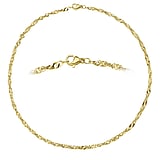 Necklace Stainless Steel PVD-coating (gold color)