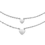 Stainless steel necklace Stainless Steel Heart Love