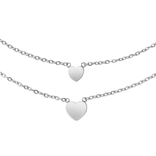 Adjustable length cheap silver chain