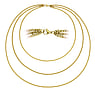 Necklace Stainless Steel PVD-coating (gold color)