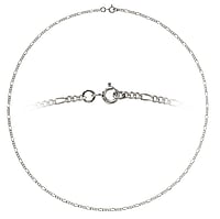 Silver necklace Width:2,3mm. Minimal transverse diameter:2,3mm. Minimal longitudinal diameter:4,2mm. Shiny.