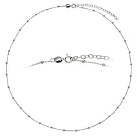 Silber Halskette Lnge:40-45cm. Querschnitt :2,1mm. Min. Quer-Durchmesser:2,1mm. Min. Lngs-Durchmesser:2,8mm. Lnge verstellbar. Glnzend.