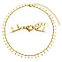 Pendente catena Acciaio inox Rivestimento PVD (colore oro)