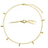 Pendente catena Acciaio inox Rivestimento PVD (colore oro)