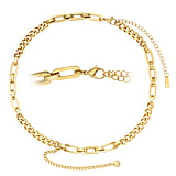 Necklace Stainless Steel PVD-coating (gold color)