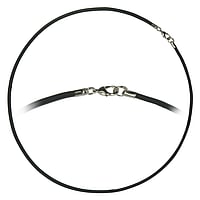 Collier PVC en Acier inoxydable. Coupe transversale :3mm. Diamtre transversal minimal:4mm. Diamtre longitudinal minimal:4mm.