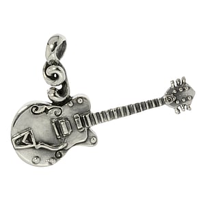 Silber Anhnger Silber 925 Musik Notenschlssel Gitarre