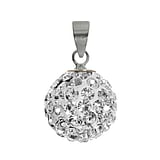 Silver pendant Silver 925 Crystal