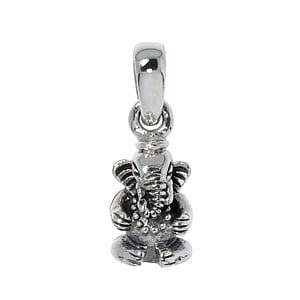 Zilveren hanger Zilver 925 Ganesha olifant