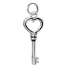 Pendentifs en argent Argent 925 Cl Clef Coeur Amour