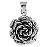 Silver pendants Silver 925 Flower Rose