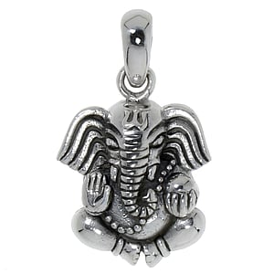 Silver pendants Silver 925 Ganesha Elephant