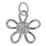  Silver 925 Crystal Flower