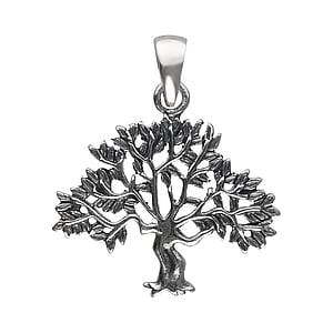 Pendentifs en argent Argent 925 Feuille Motif_floral