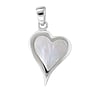 Shell pendant Silver 925 Mother of Pearl Heart Love