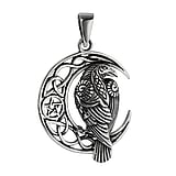 Pendentifs en argent Argent 925 toile Lune Demi_lune Aigle Oiseau Cigogne