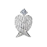 Silver pendant Silver 925 zirconia Wings