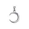 Pendentifs en argent Argent 925 Lune Demi_lune