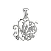 Silver pendants Width:16mm. Eyelet's transverse diameter:2,9mm. Eyelet's longitudinal diameter:4,7mm. Shiny.