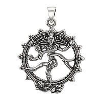 Pendentifs en argent Diamtre:30mm. Diamtre d'oeillet transversal:4,1mm. Diamtre d'oeillet longitudinal:5,8mm. brillant.