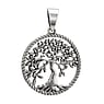 Pendentifs en argent Argent 925 Arbre arbre_de_vie Feuille Motif_floral