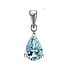 Stone pendant Silver 925 Blue Topaz Drop drop-shape waterdrop