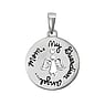 Pendentifs en argent Argent 925 Ange Coeur Amour