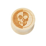 Wood plug Poplar wood Skull Skeleton