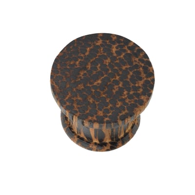 KJM FASHION 2 Stk Wood 8 mm 0gauge Double Flared Kokosnuss solide Flesh Earplugs Ohr Plug Stecker Ring Expander Stab Piercing Schmuck 5490