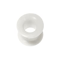 Silicone plug out of PVC. Jewelry for expanded earlobes. Soft.