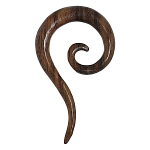 Plug de madera Madera de sono Espiral