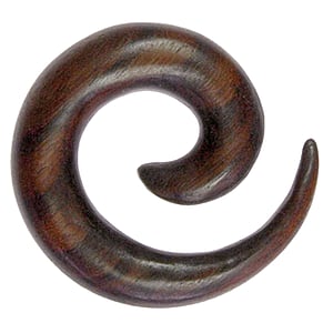 Plug de bois Bois de Sono Spirale