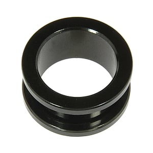 Surgical steel tunnel Surgical Steel 316L Black PVD-coating