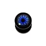 Acrylic glass plug Acrylic glass Epoxy Eye Iris Pupil