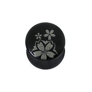 Acrylic glass plug Acrylic glass Flower